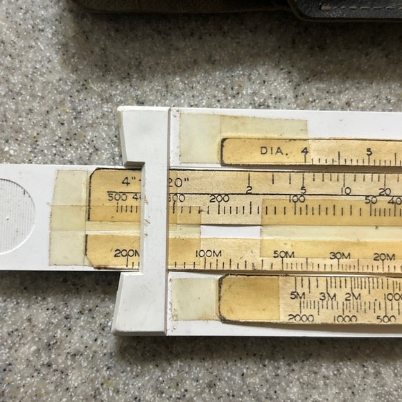 Vintage Pickett Trainer Model 120 Slide Rule & Leather Case - Picture 6 of 8